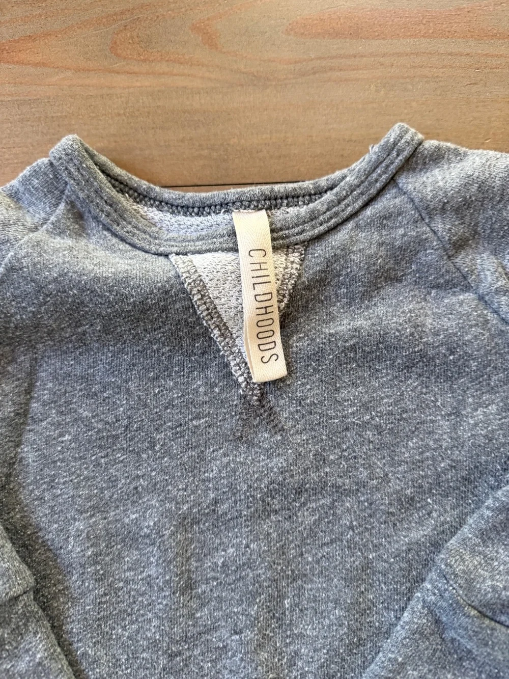 Childhoods Clothing Ski School Gray Pullover Sweatshirt - 12-18 Months